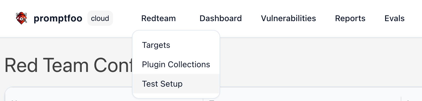 Custom target configuration details in Promptfoo